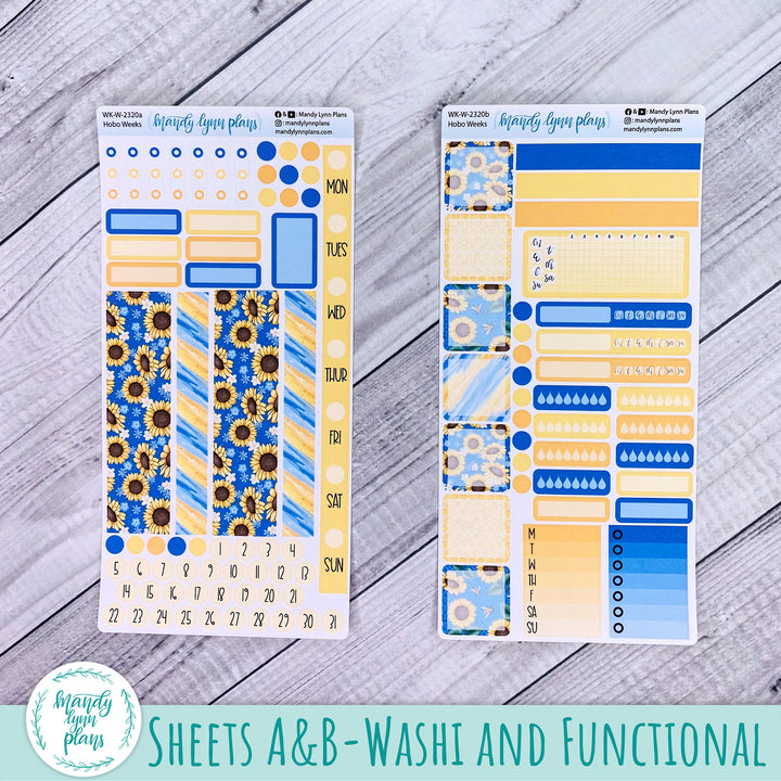 Hobonichi Weeks Weekly Kit || Buzzing Sunflowers || WK-W-2320