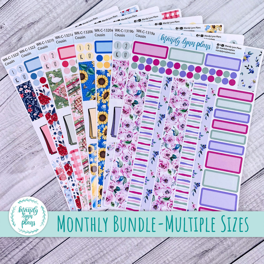 July 2025 Monthly Bundle - Weekly Kits