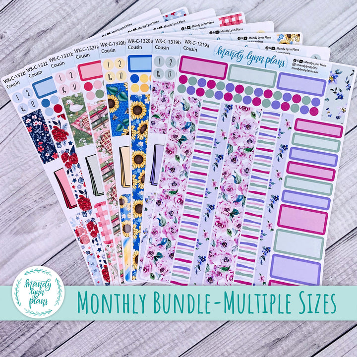 July 2025 Monthly Bundle - Weekly Kits
