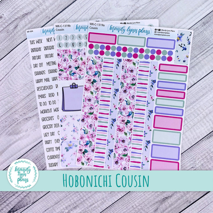 Hobonichi Cousin Weekly Kit || Watercolor Blooms || WK-C-1319