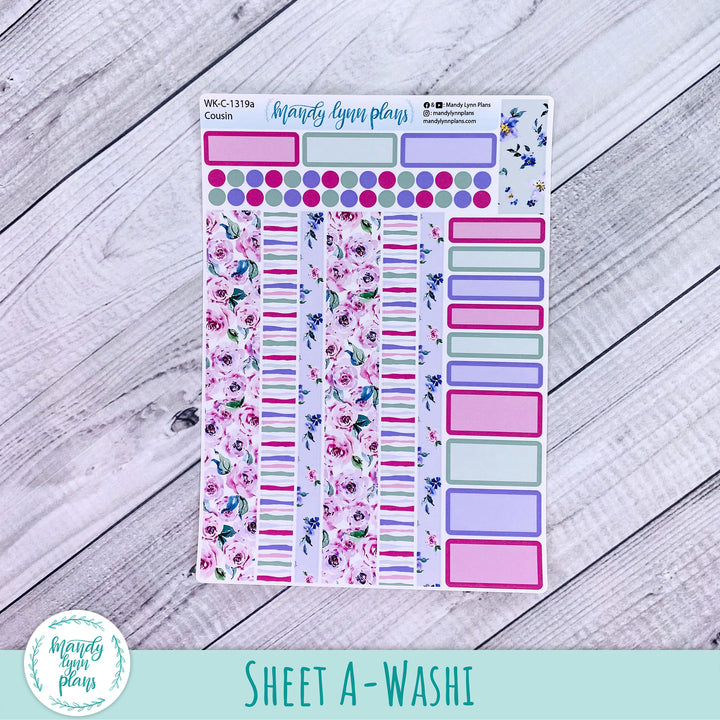 Hobonichi Cousin Weekly Kit || Watercolor Blooms || WK-C-1319