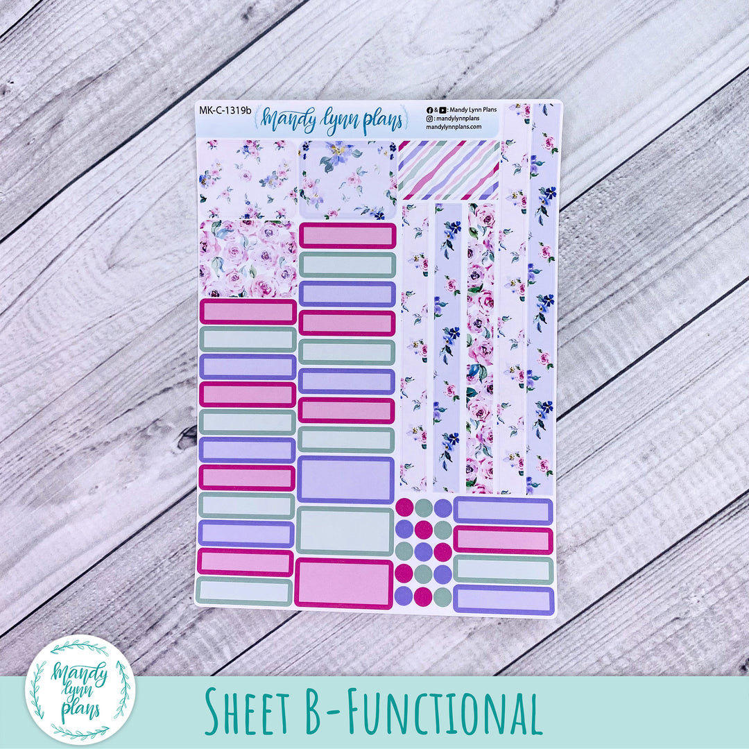Any Month Hobonichi Cousin Monthly Kit || Watercolor Blooms || MK-C-1319