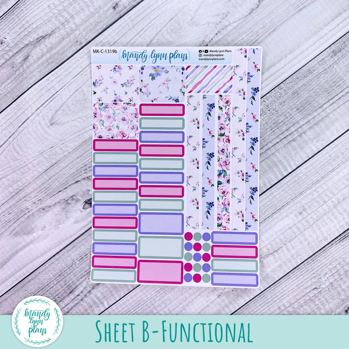 Any Month Hobonichi Cousin Monthly Kit || Watercolor Blooms || MK-C-1319