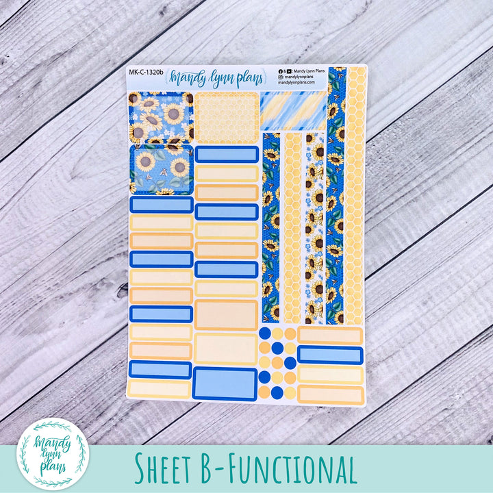 Any Month Hobonichi Cousin Monthly Kit || Buzzing Sunflowers || MK-C-1320