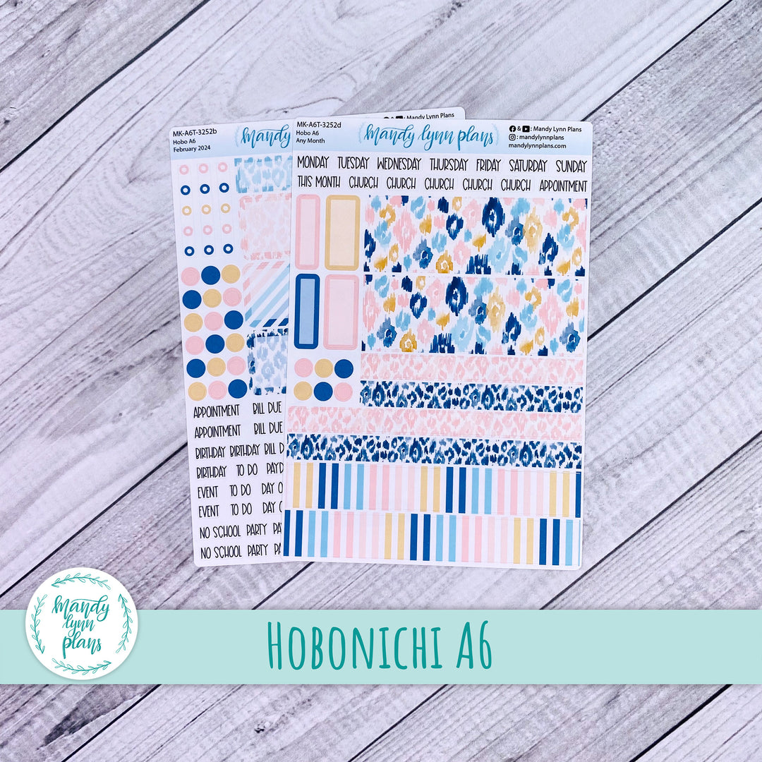 Any Month Hobonichi A6 Monthly Kit || Leopard Print || MK-A6T-3252