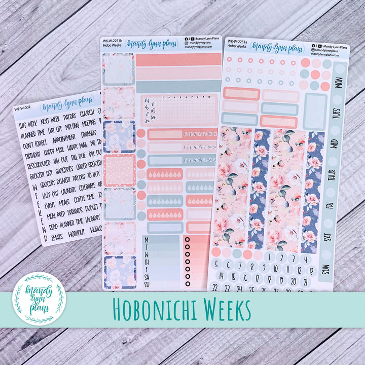 Hobonichi Weeks Weekly Kit || Pink Garden || WK-W-2251