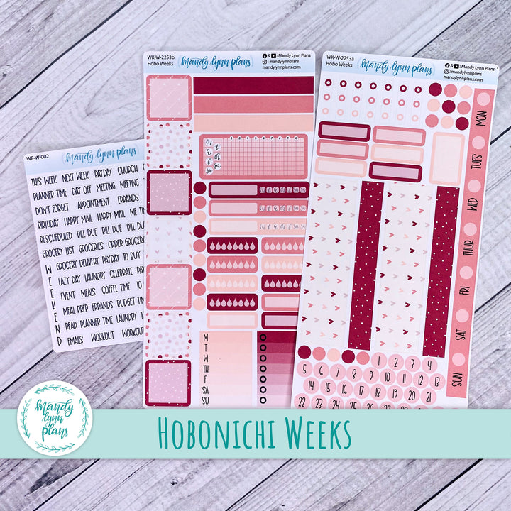 Hobonichi Weeks Weekly Kit || With Love || WK-W-2253
