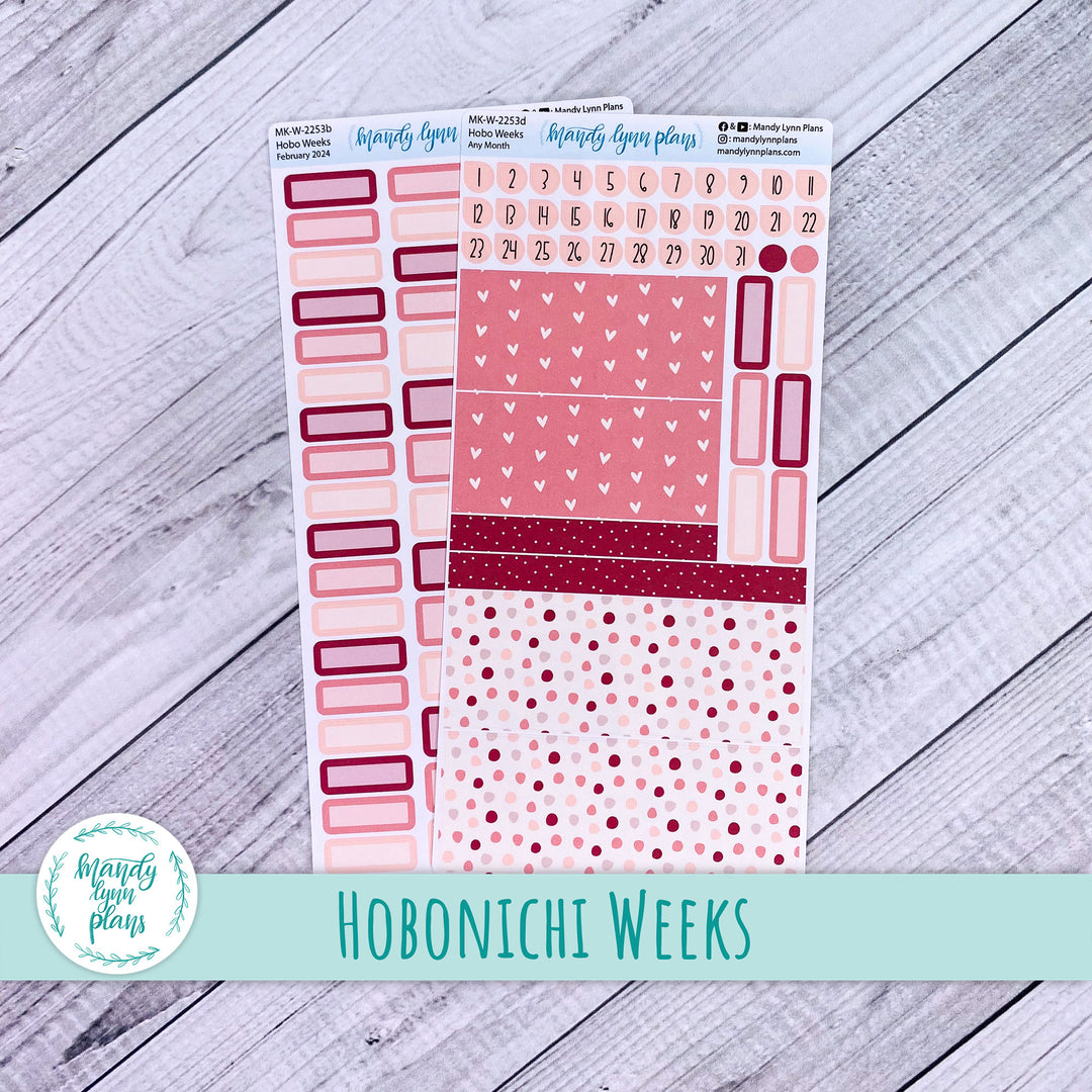 Any Month Hobonichi Weeks Monthly Kit || With Love || MK-W-2253