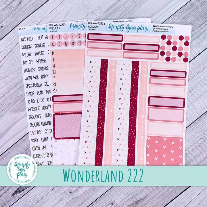 Wonderland 222 Weekly Kit || With Love || 253