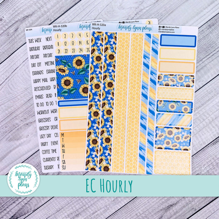 EC Hourly Weekly Kit || Buzzing Sunflowers || WK-H-320