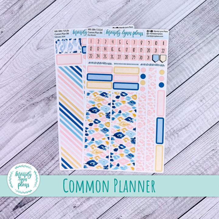 Any Month Common Planner Monthly Kit || Leopard Print || 252