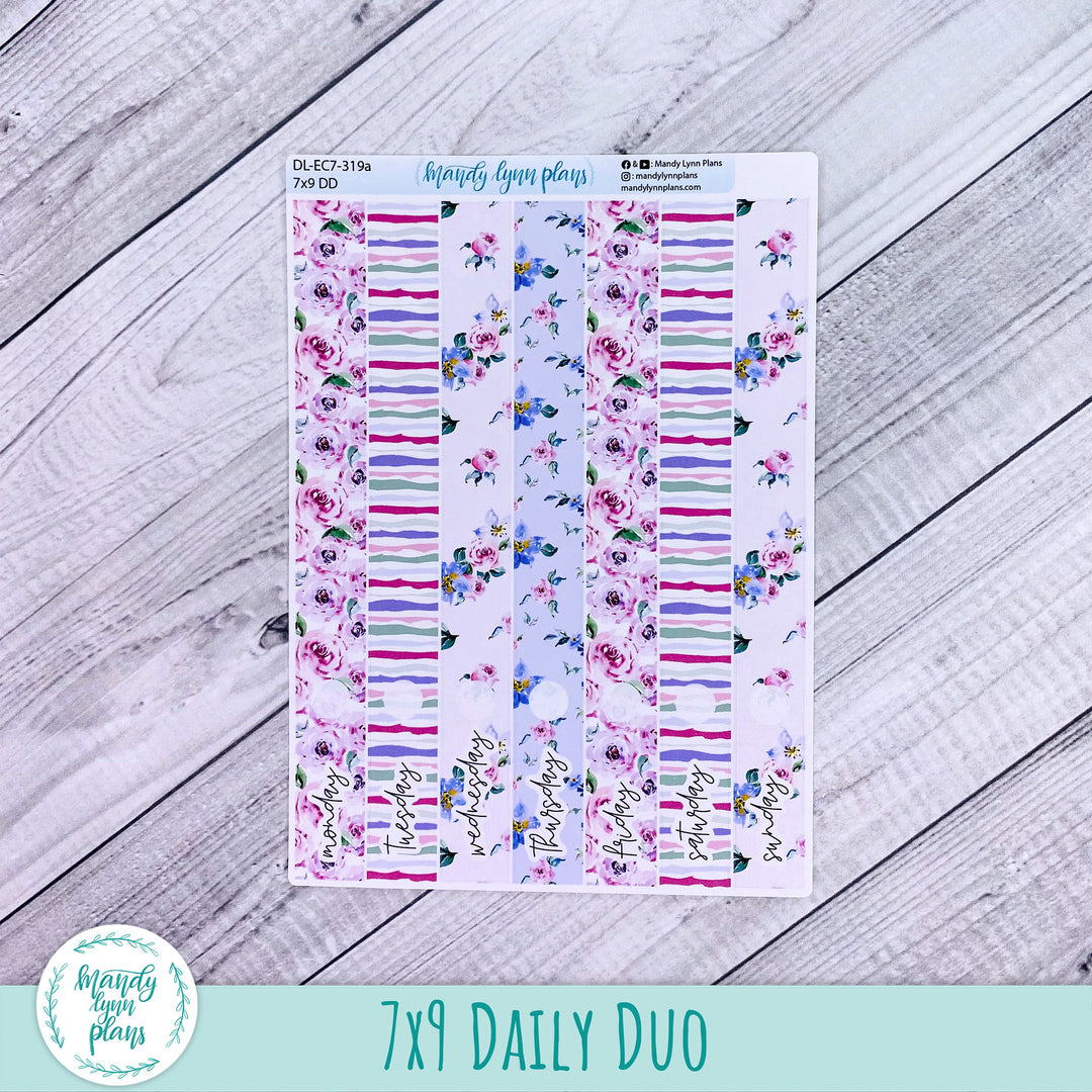 EC 7x9 Daily Duo Kit || Watercolor Blooms || DL-EC7-319