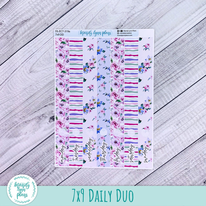 EC 7x9 Daily Duo Kit || Watercolor Blooms || DL-EC7-319
