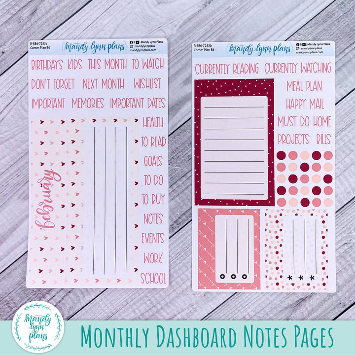 February Common Planner Dashboard || With Love || 253