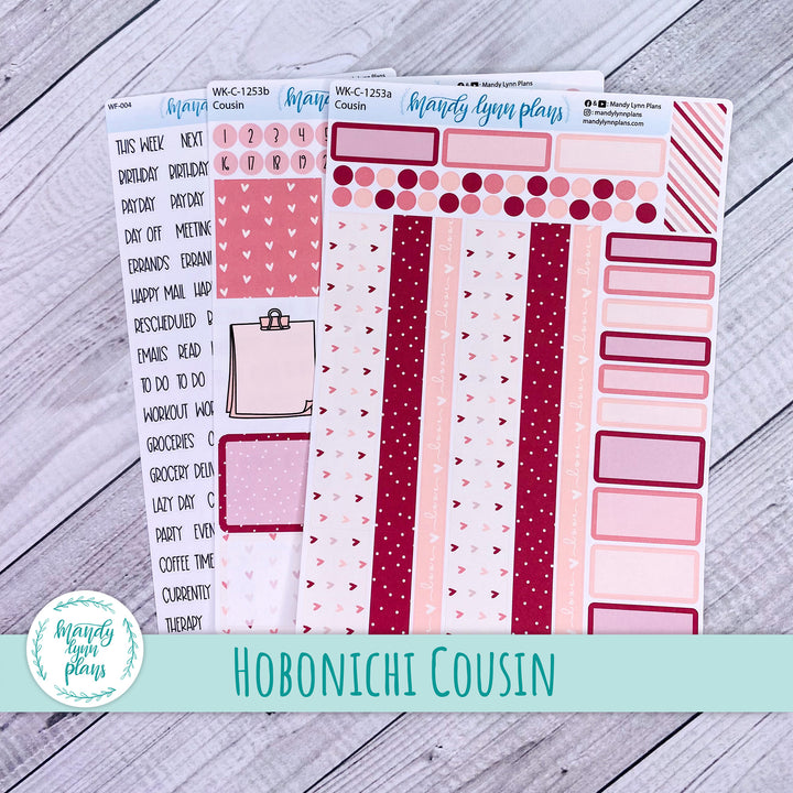 Hobonichi Cousin Weekly Kit || With Love || WK-C-1253