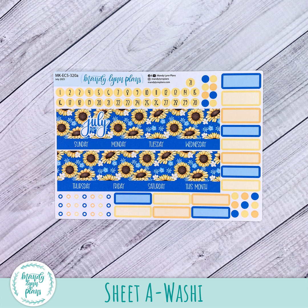 EC A5 July Monthly Kit || Buzzing Sunflowers || MK-EC5-320