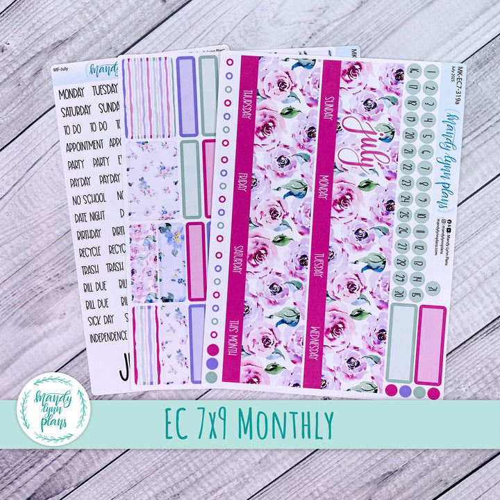 EC 7x9 July Monthly Kit || Watercolor Blooms || MK-EC7-319