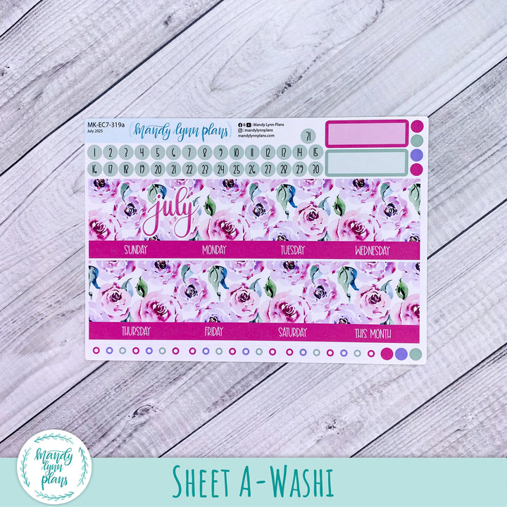 EC 7x9 July Monthly Kit || Watercolor Blooms || MK-EC7-319