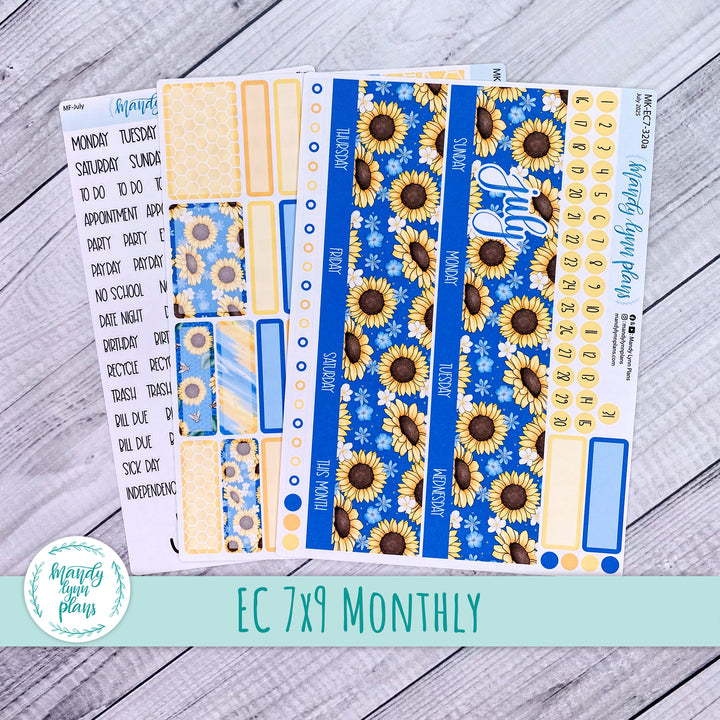EC 7x9 July Monthly Kit || Buzzing Sunflowers || MK-EC7-320