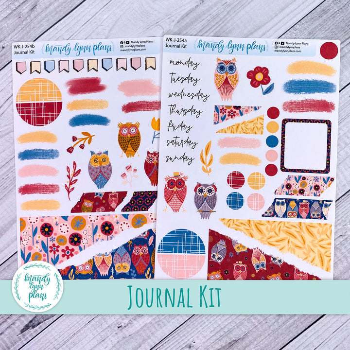 Ornate Owls Journal Kit || WK-J-254