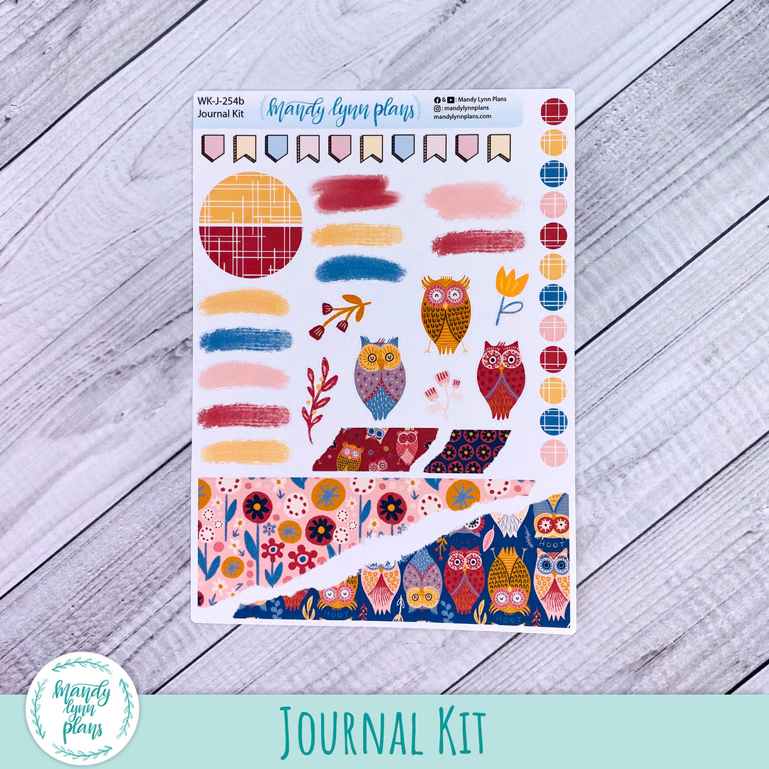 Ornate Owls Journal Kit || WK-J-254