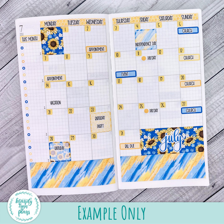 August 2025 Common Planner Monthly Kit || Maebelle || 325