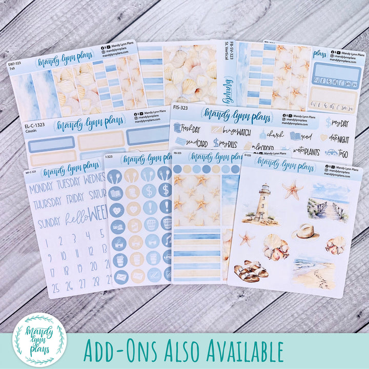 Hobonichi Cousin August 2025 Monthly || Ocean Lover || MK-C-1323