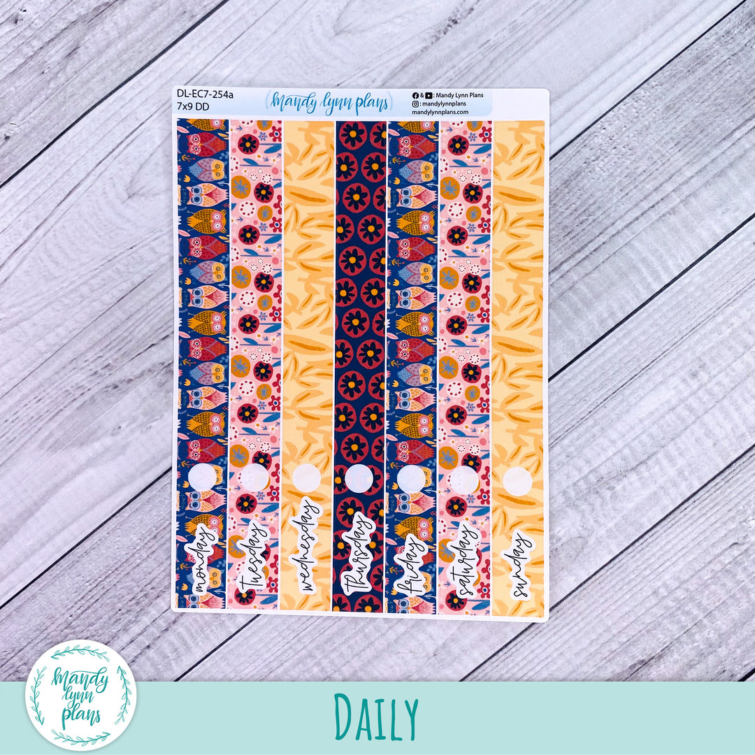 EC 7x9 Daily Duo Kit || Ornate Owls || DL-EC7-254