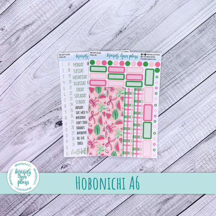 Hobonichi A6 Weekly Kit || Watermelons || WK-A6T-3324