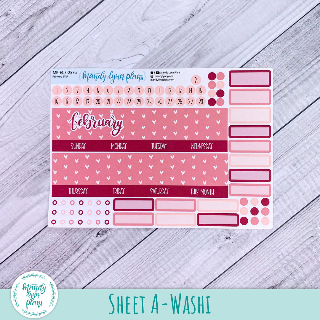 EC A5 February Monthly Kit || With Love || MK-EC5-253