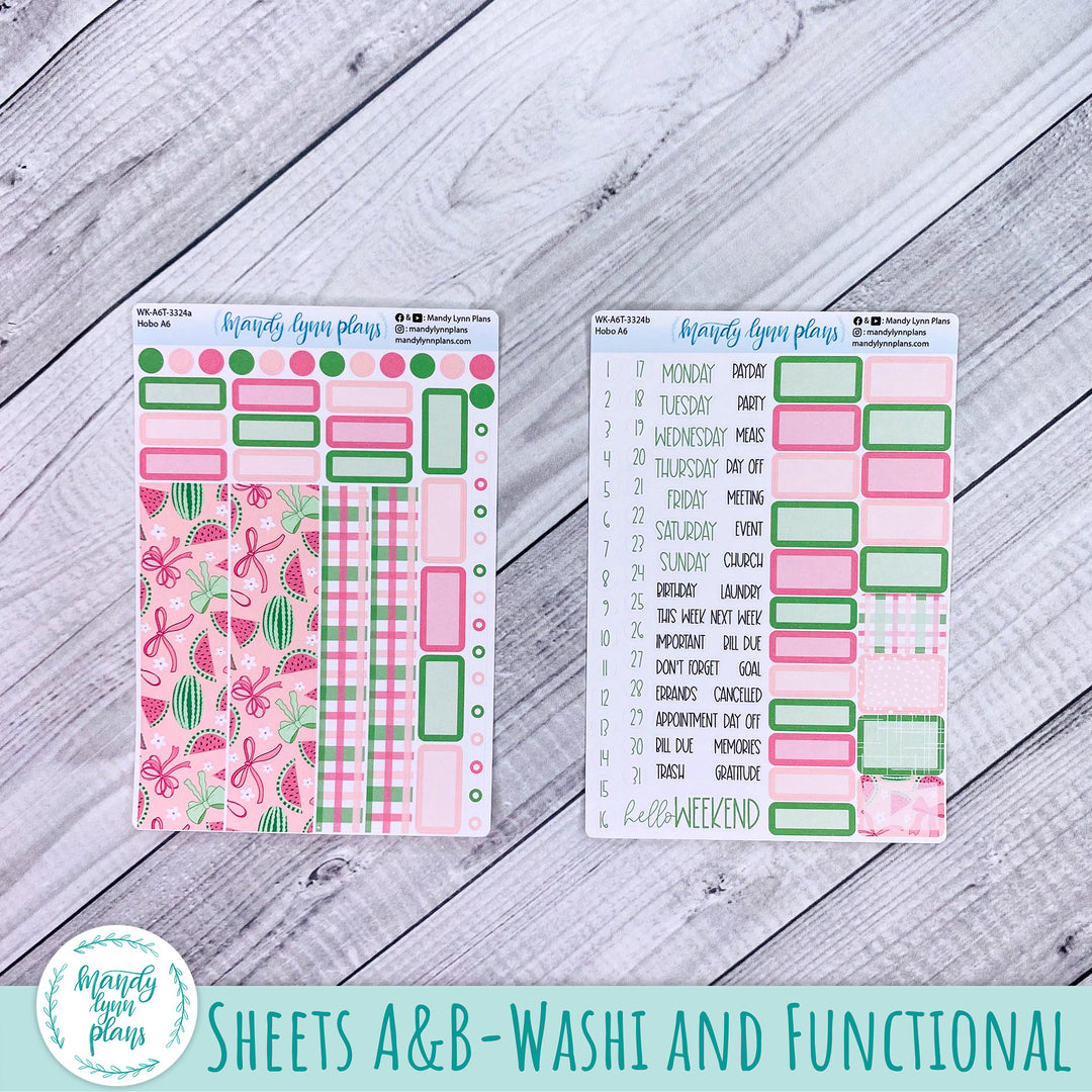 Hobonichi A6 Weekly Kit || Watermelons || WK-A6T-3324