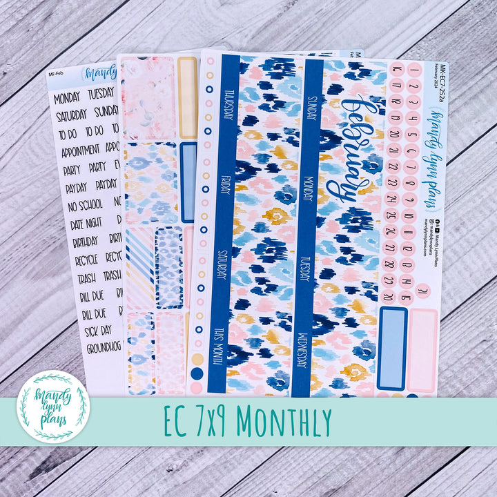 EC 7x9 February Monthly Kit || Leopard Print || MK-EC7-252