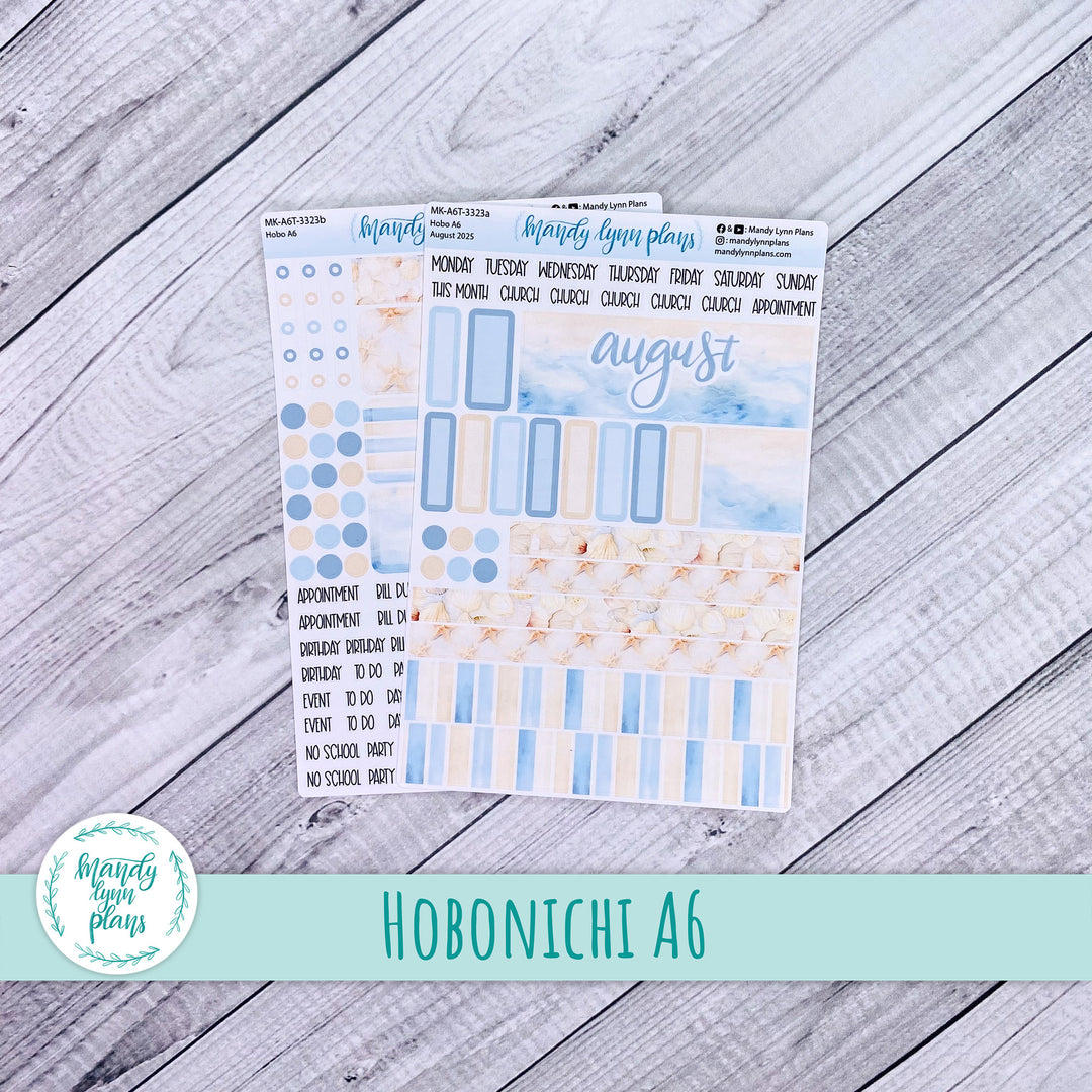 Hobonichi A6 August 2025 Monthly Kit || Ocean Lover || MK-A6T-3323