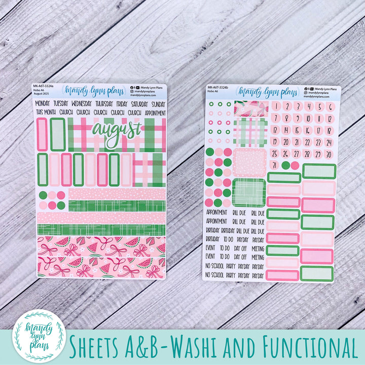 Hobonichi A6 August 2025 Monthly Kit || Watermelons || MK-A6T-3324