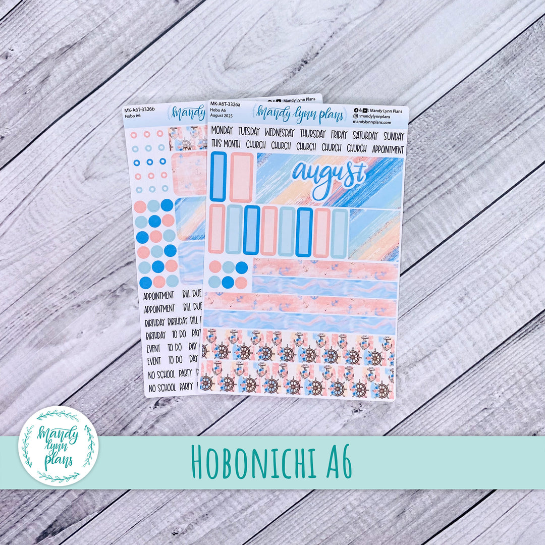 Hobonichi A6 August 2025 Monthly Kit || Lake Life || MK-A6T-3326