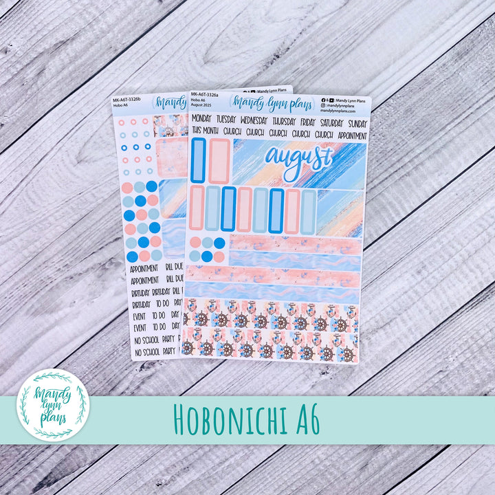 Hobonichi A6 August 2025 Monthly Kit || Lake Life || MK-A6T-3326