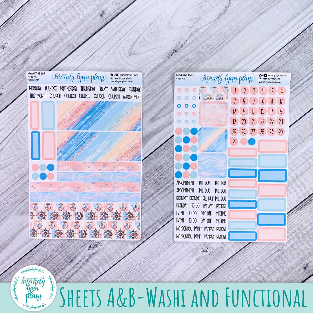 Any Month Hobonichi A6 Monthly Kit || Lake Life || MK-A6T-3326