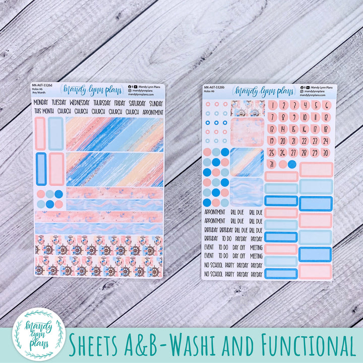 Any Month Hobonichi A6 Monthly Kit || Lake Life || MK-A6T-3326