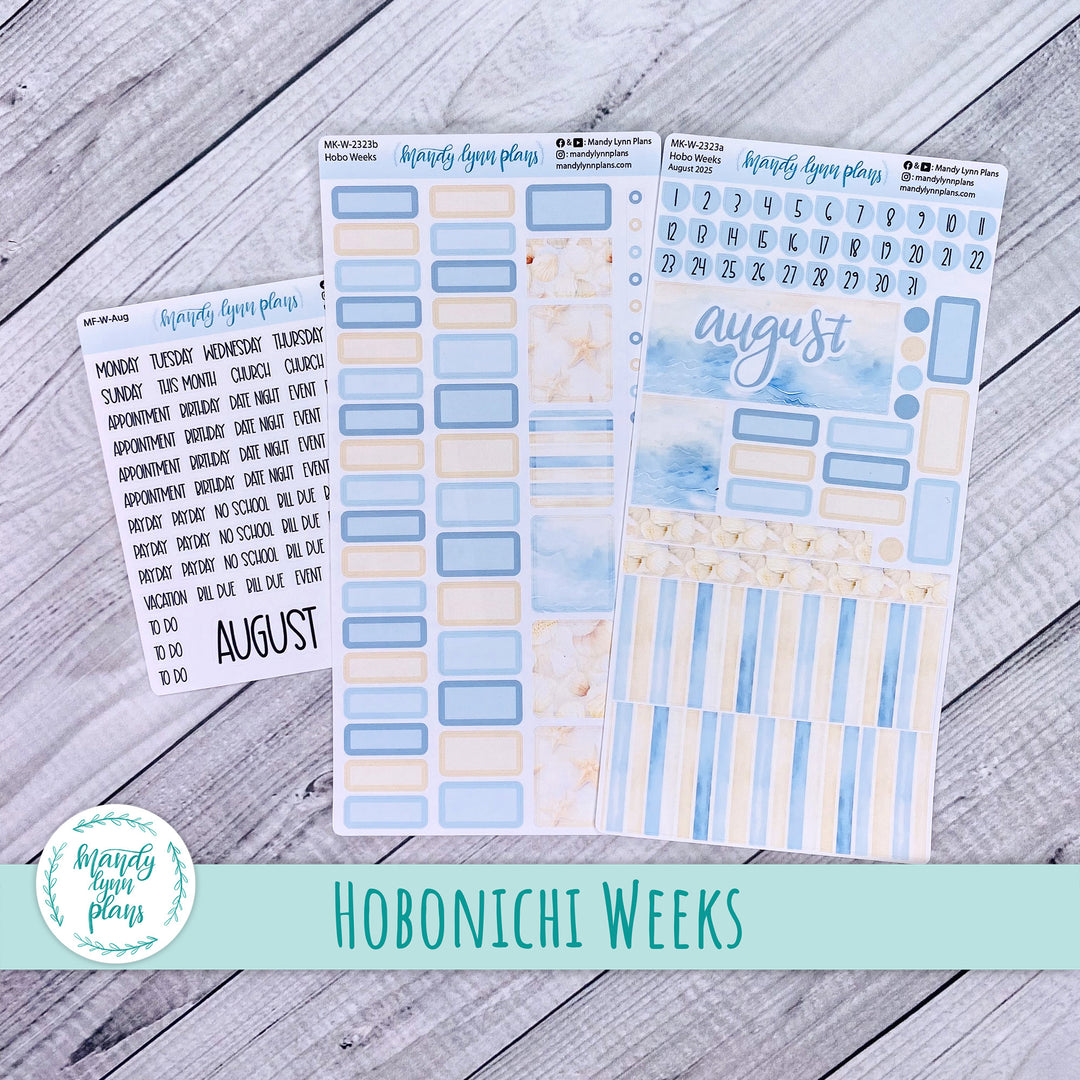 Hobonichi Weeks August 2025 Monthly Kit || Ocean Lover || MK-W-2323