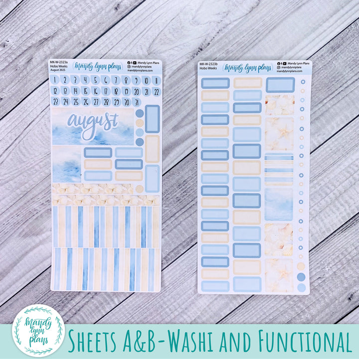 Hobonichi Weeks August 2025 Monthly Kit || Ocean Lover || MK-W-2323