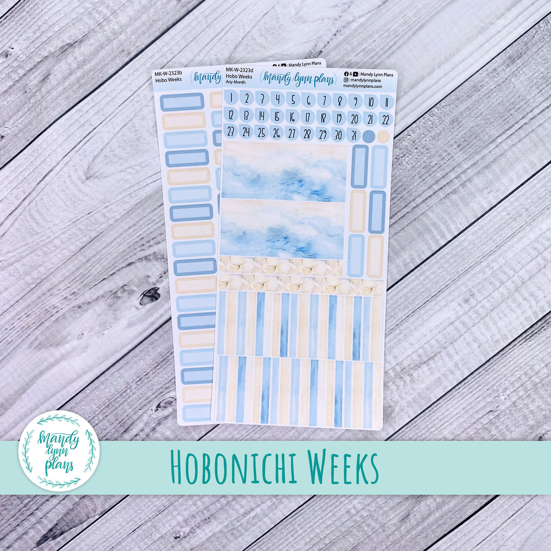 Any Month Hobonichi Weeks Monthly Kit || Ocean Lover || MK-W-2323