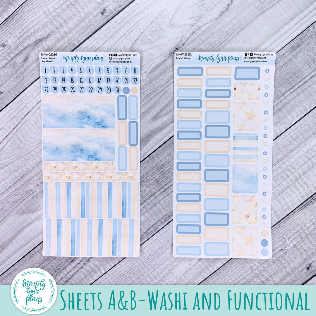 Any Month Hobonichi Weeks Monthly Kit || Ocean Lover || MK-W-2323