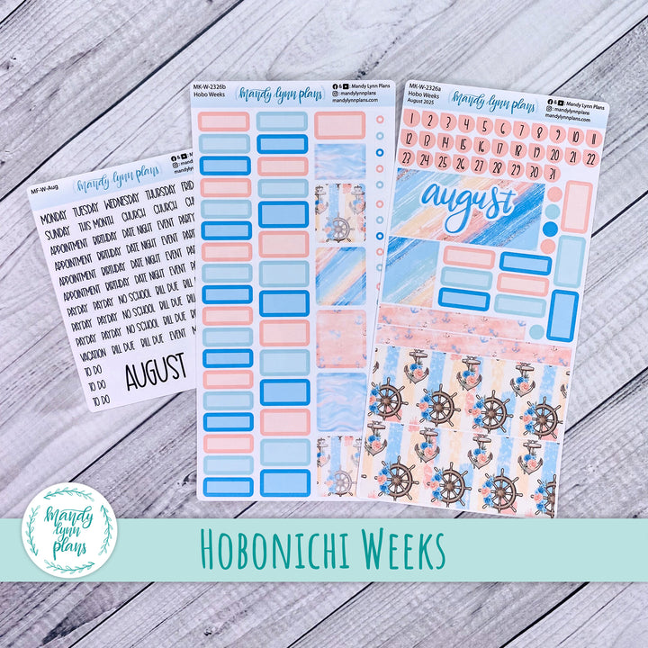 Hobonichi Weeks August 2025 Monthly Kit || Lake Life || MK-W-2326