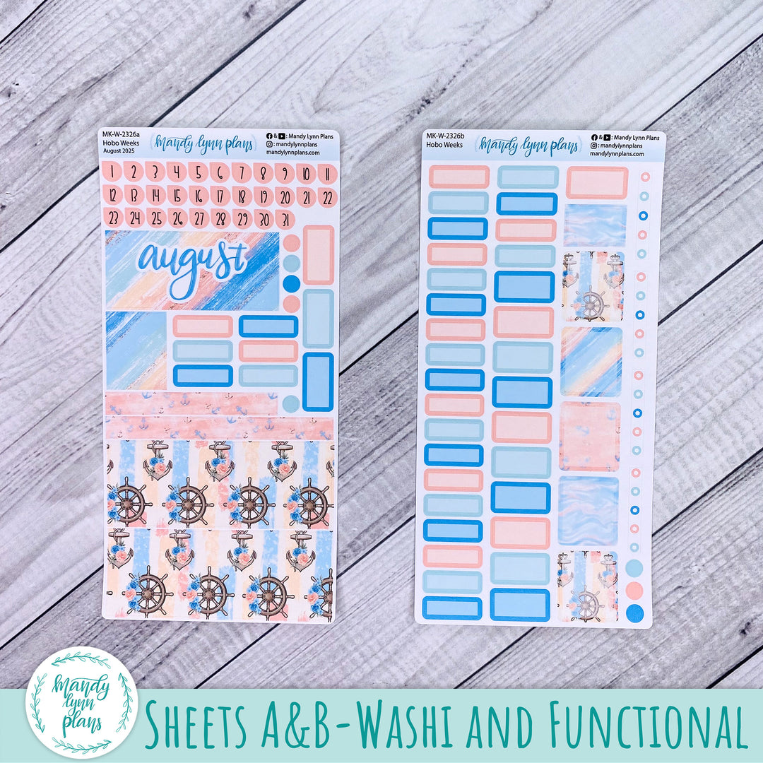 Hobonichi Weeks August 2025 Monthly Kit || Lake Life || MK-W-2326