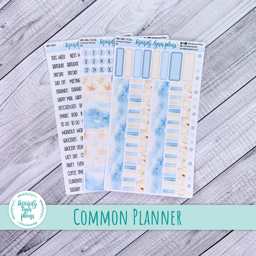 A5, B6, N1 & N2 Common Planner Weekly Kit || Ocean Lover || 323