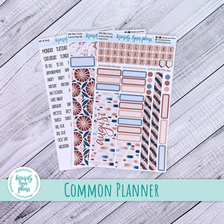 August 2025 Common Planner Monthly Kit || Maebelle || 325