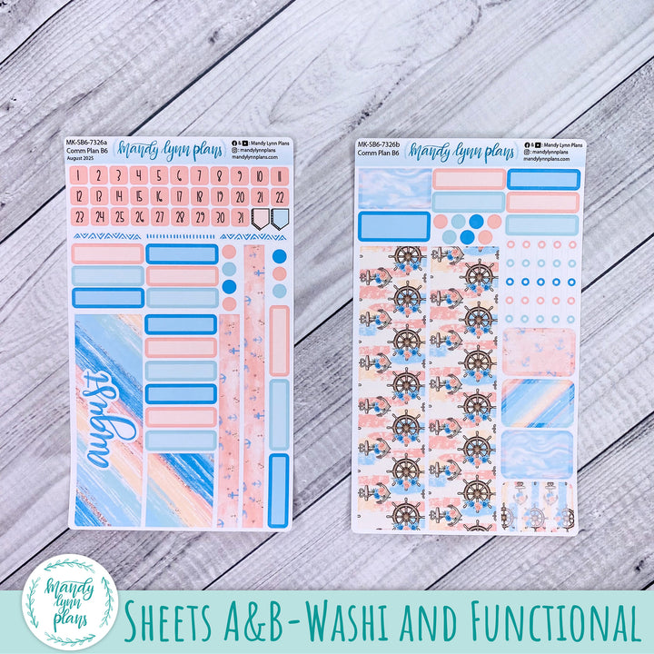 August 2025 Common Planner Monthly Kit || Lake Life || 326