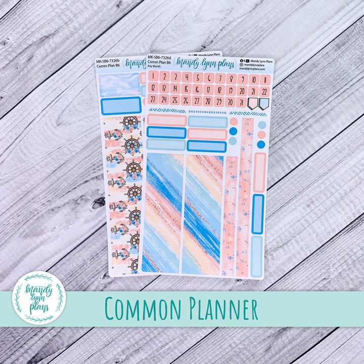 Any Month Common Planner Monthly Kit || Lake Life || 326
