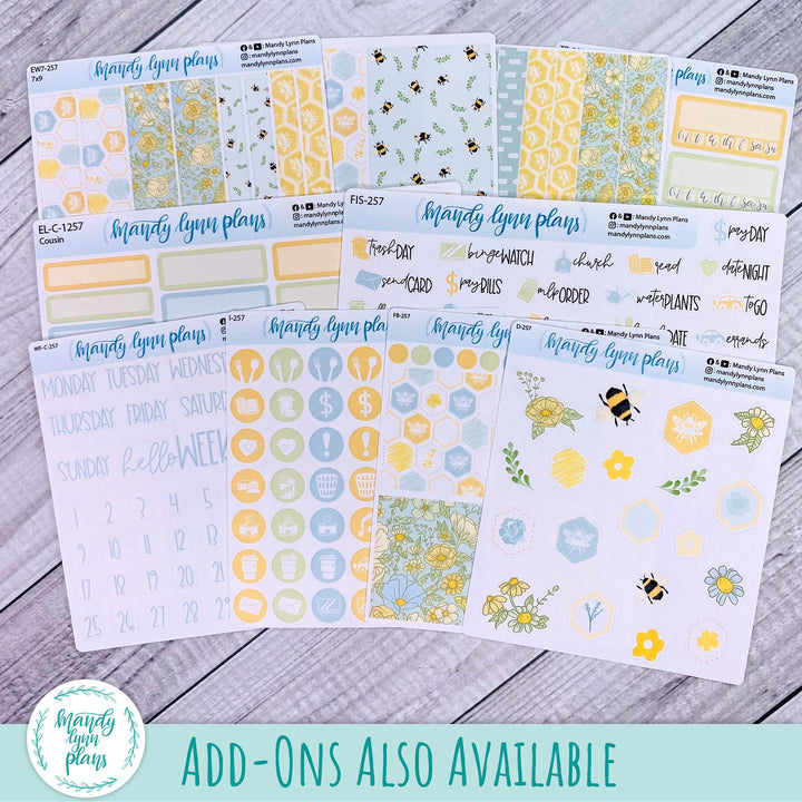 Any Month Hobonichi Cousin Monthly Kit || Buzzing Garden || MK-C-1257