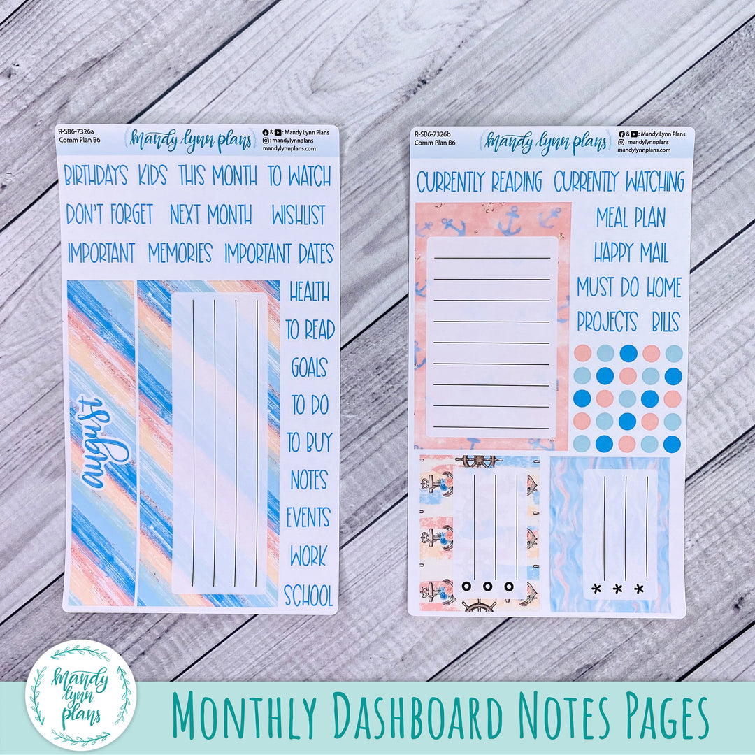 August Common Planner Dashboard || Lake Life || 326